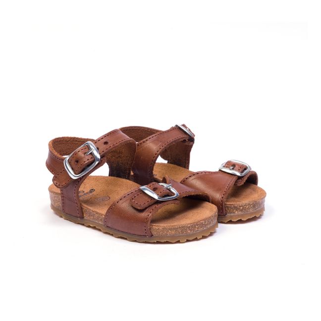 Two Con Me - Buckle Sandals Caramel
