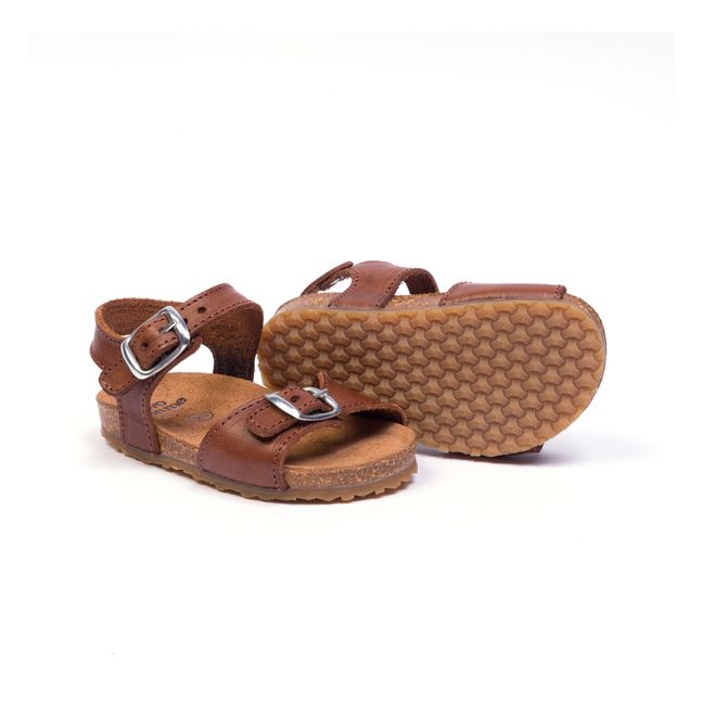 Two Con Me - Buckle Sandals | Caramel