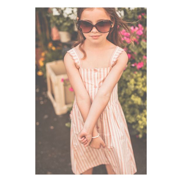 promenade maxi dress in blush