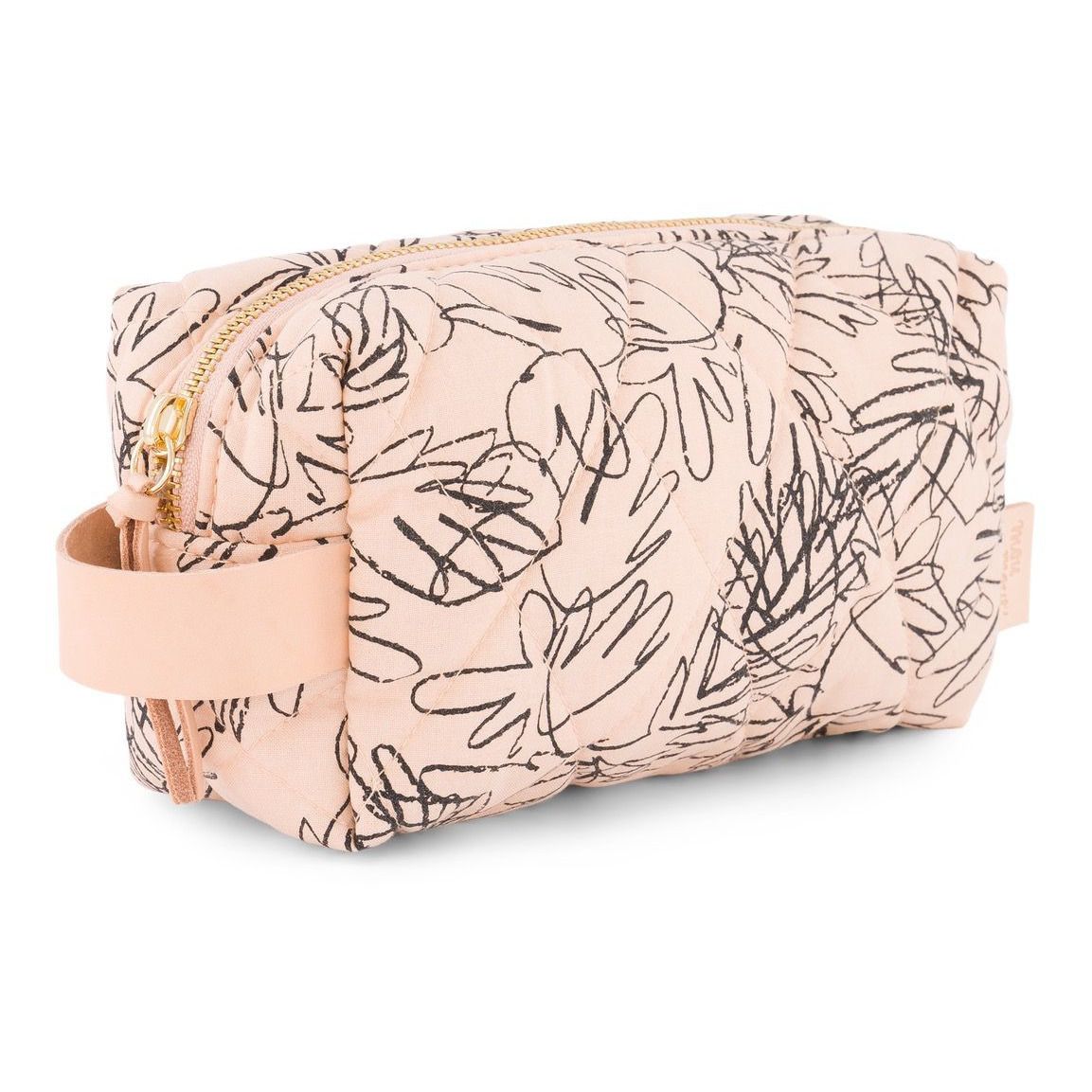 Trousse de toilette matelassée Rose poudré Moumout Design
