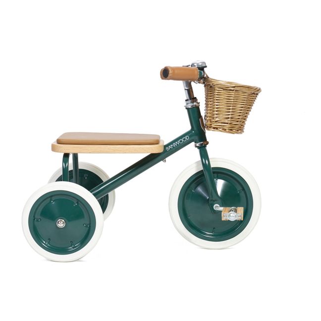Triciclo in legno e metallo  | Verde