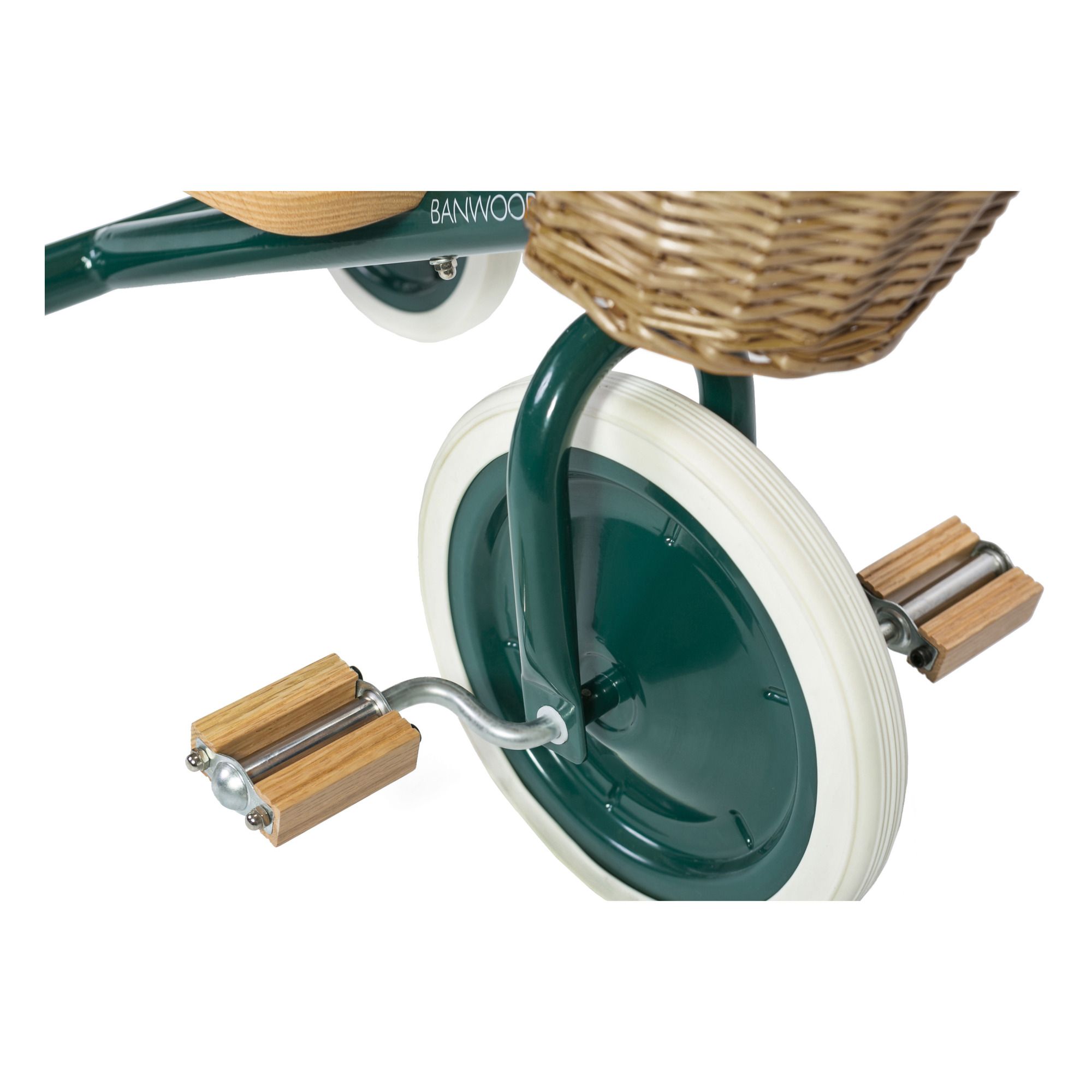 Metal and Woode Tricycle Green- Product image n°8