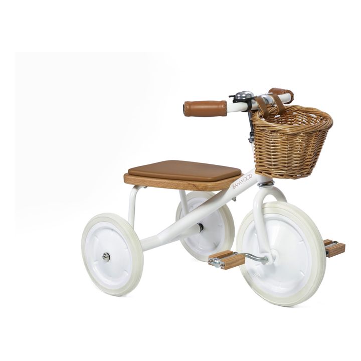 Metal and Woode Tricycle | White- Product image n°4
