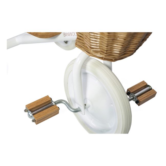 Triciclo in legno e metallo  | Bianco