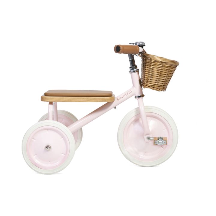 Metal and Woode Tricycle | Pink- Product image n°0