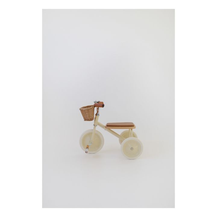 Tricycle en métal et bois Crème- Image produit n°5
