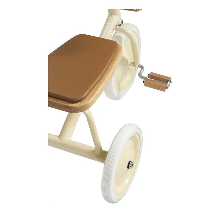 Tricycle en métal et bois Crème- Image produit n°7