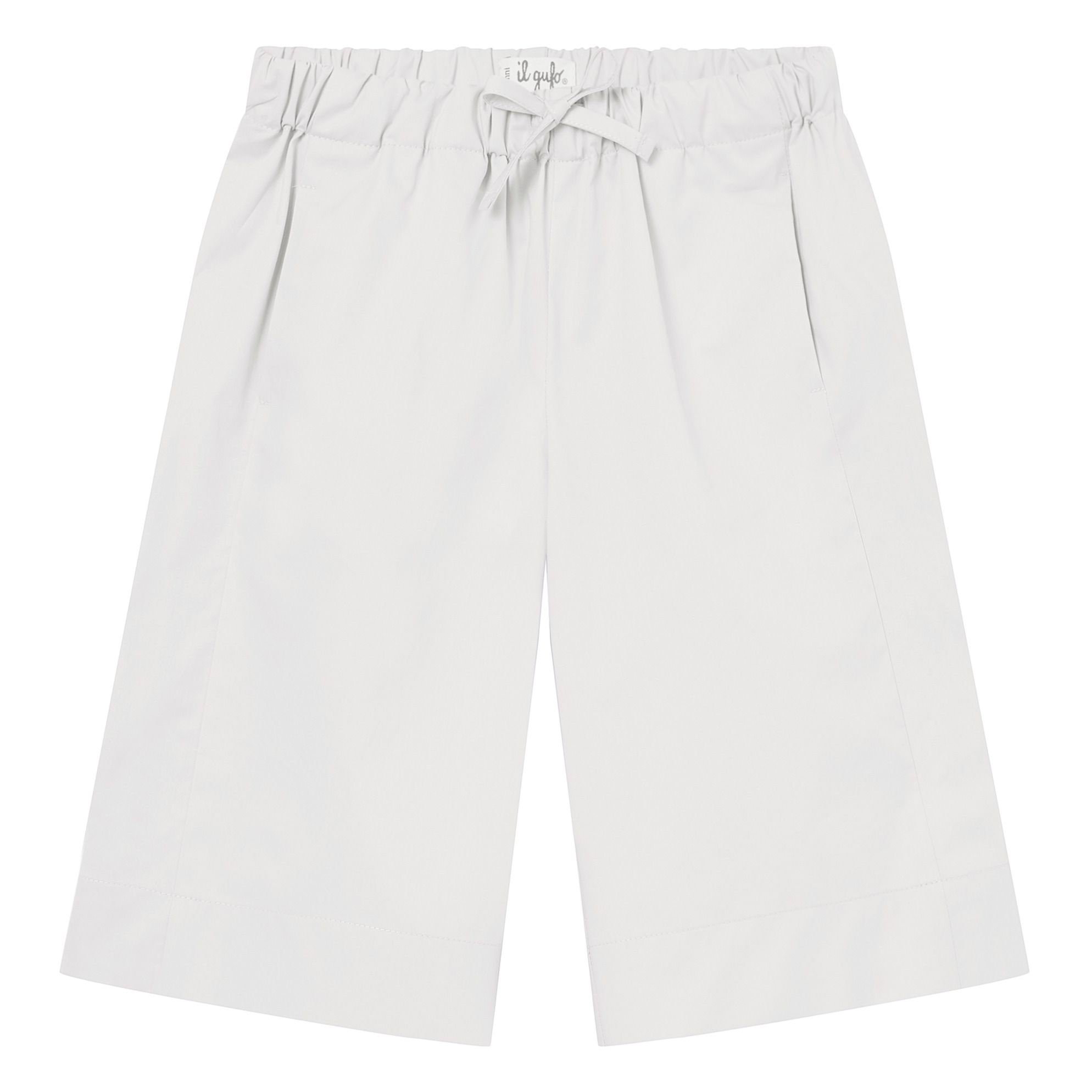 Il Gufo - Pantalon Large Capri - Fille - Blanc