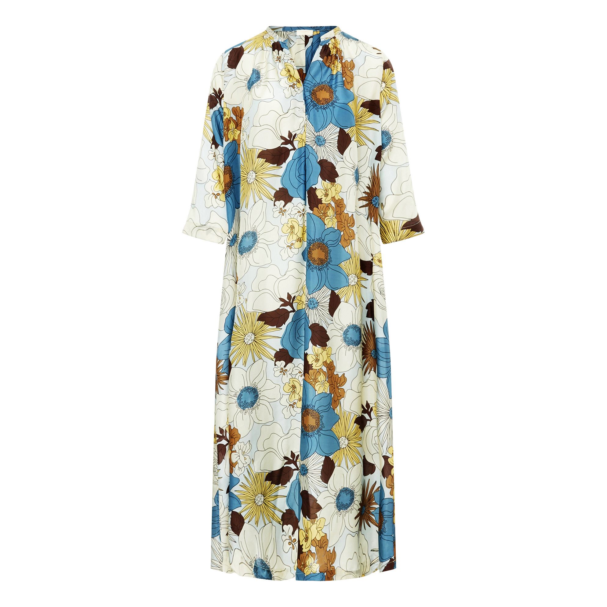 Momoni - Cicinizza Silk Dress - Blue | Smallable