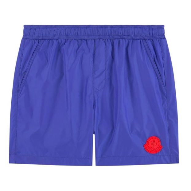 blue moncler swim shorts