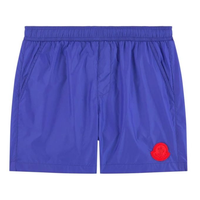 light blue moncler swim shorts