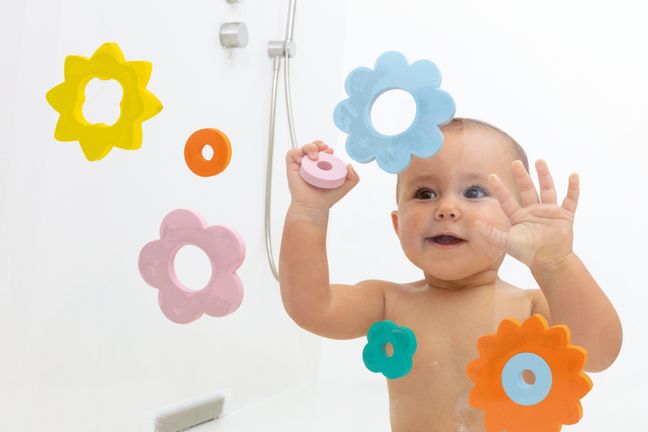 Puzzle para el baño Flower Power