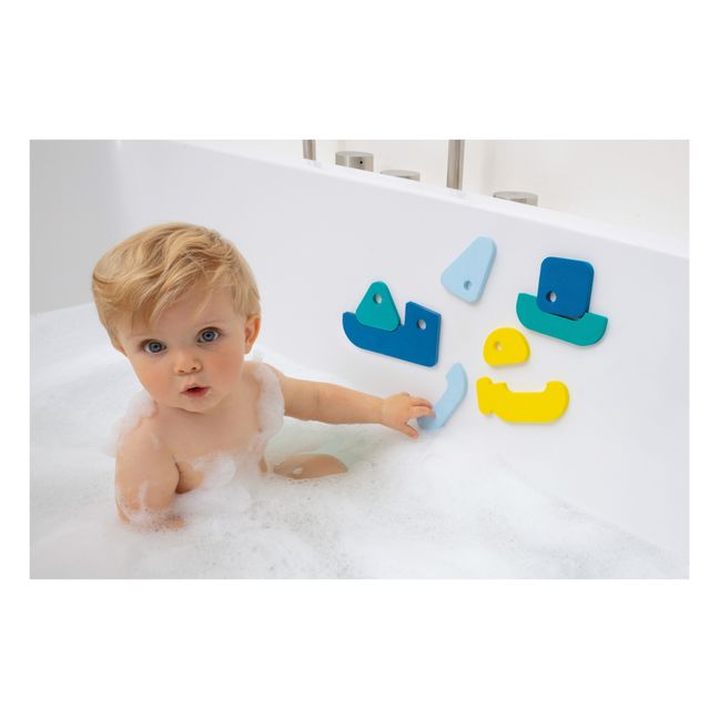 Sailboats Bath Puzzle | Blue