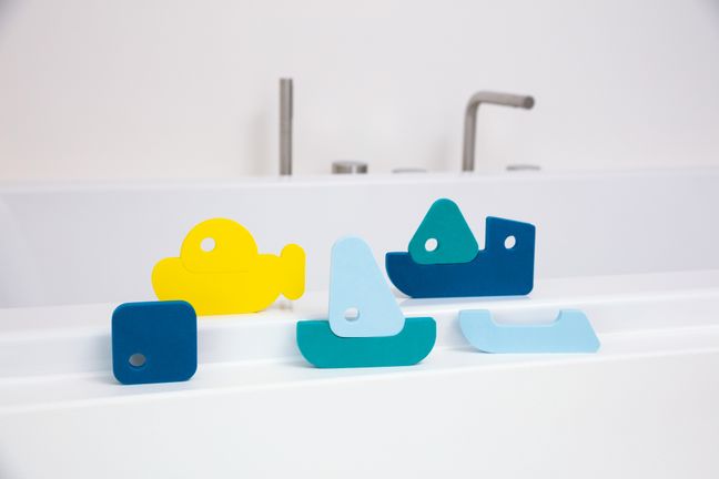 Bade-Puzzle Voiliers | Blau