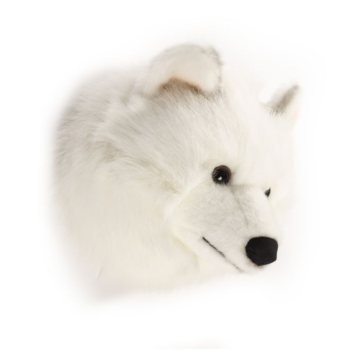 White Wolf Head Wall Mount- Product image n°1