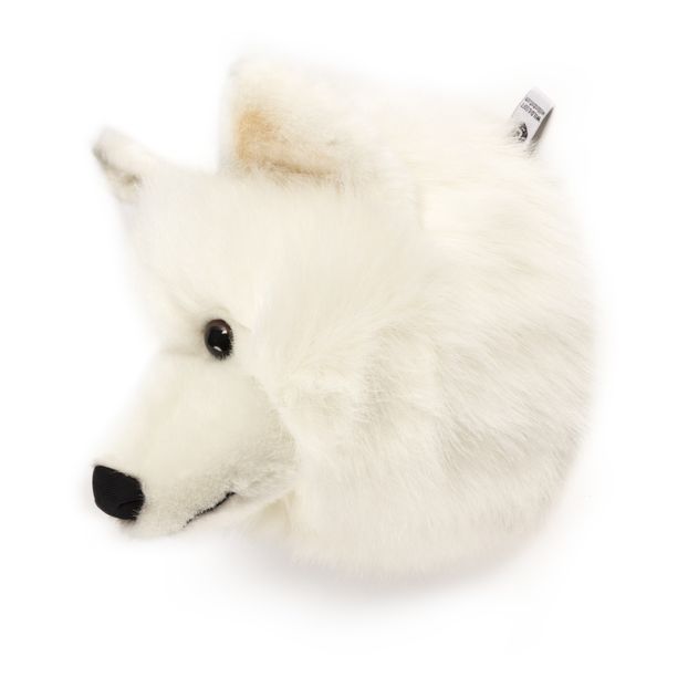 peluche loup blanc