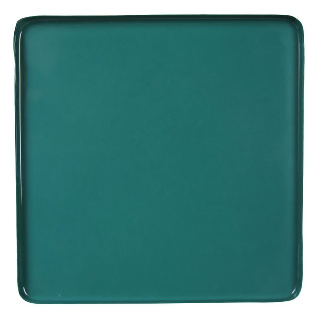 Square Tray Emerald green