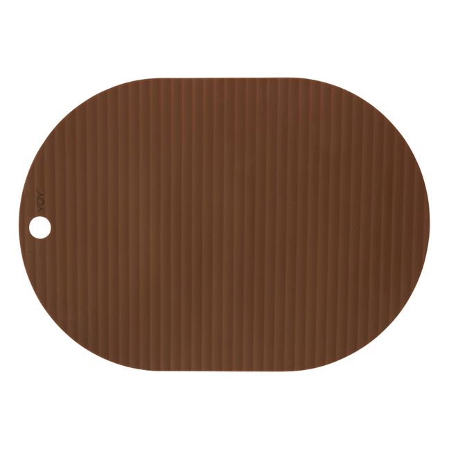 Sets de table Ribbo en silicone - Set de 2 | Caramel