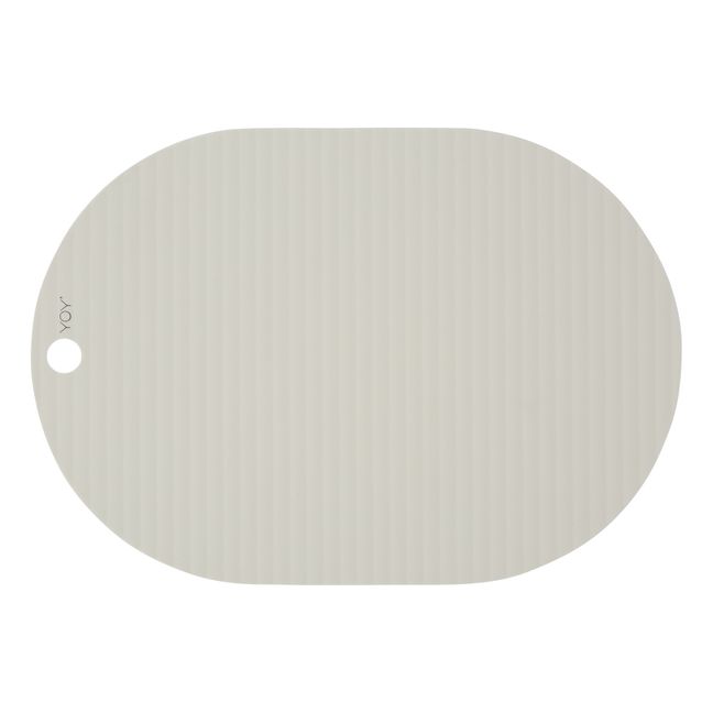 Manteles individuales Ribbo de silicona - Set de 2 Blanco