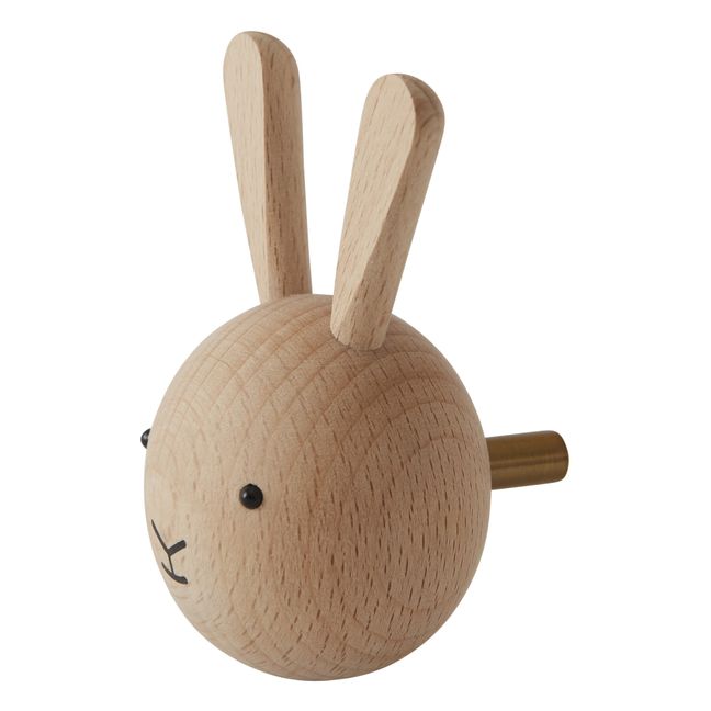 Appendiabiti coniglietto in legno 