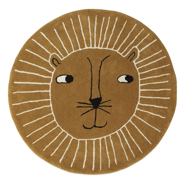 Lion Rug | Caramel