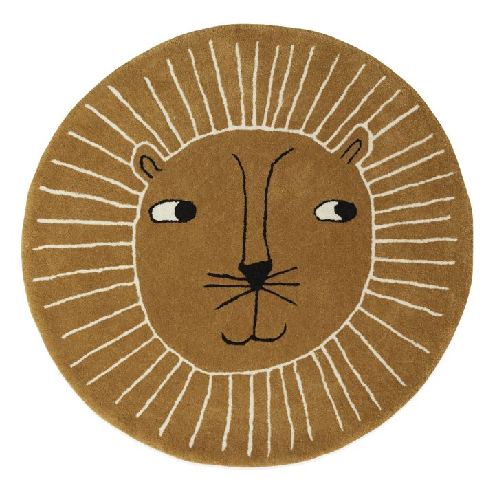 Teppich Löwe | Karamel- Produktbild Nr. 0