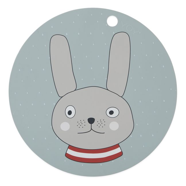 Mantel individual Conejo de silicona | Gris