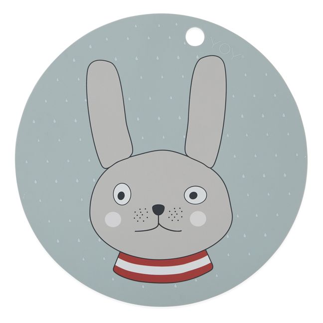 Tovagliette Conigleitto in silicone  | Grigio