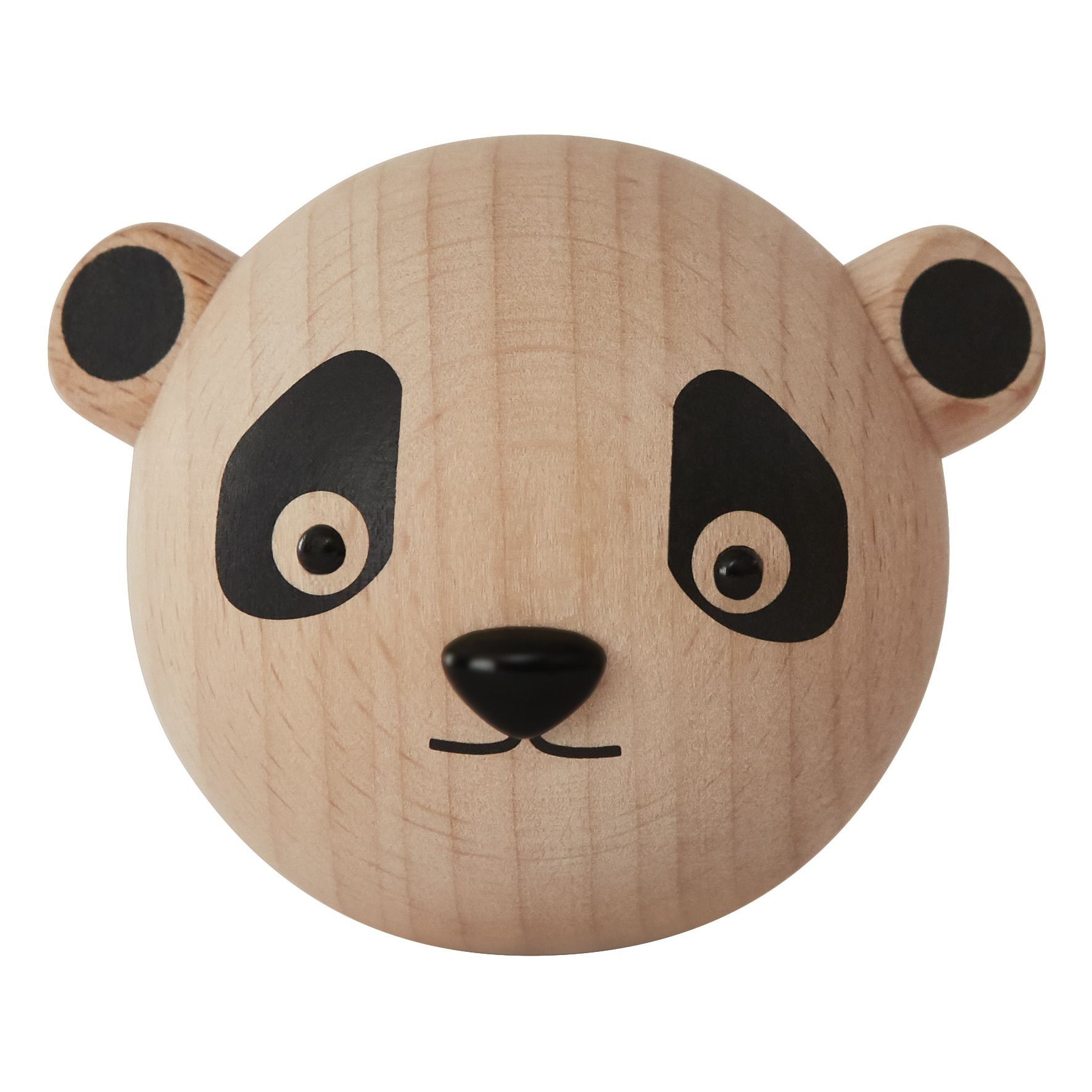 Oyoy Mini - Patère Panda en bois - Naturel
