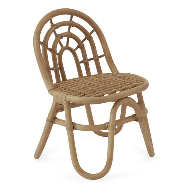 Mini-Stuhl aus Rattan
