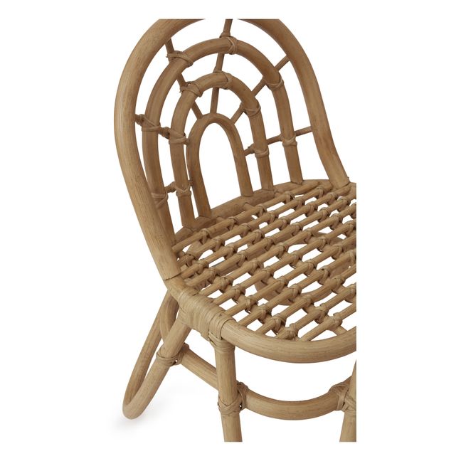 Mini-Stuhl aus Rattan