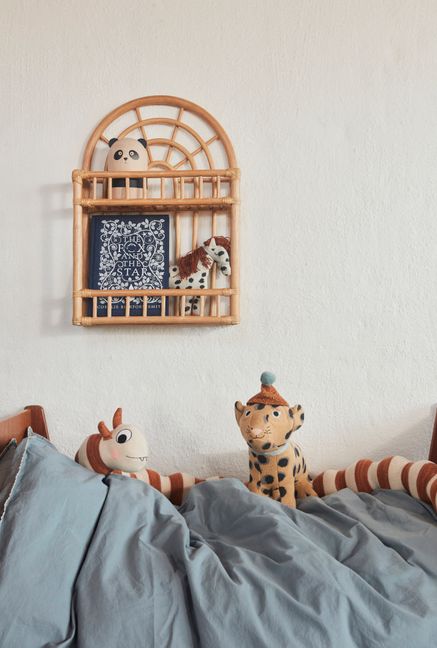 Small Rattan Shelf