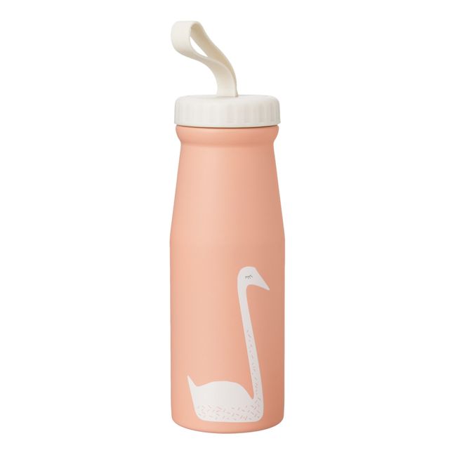 Swan Thermos Bottle 380ml Pale pink
