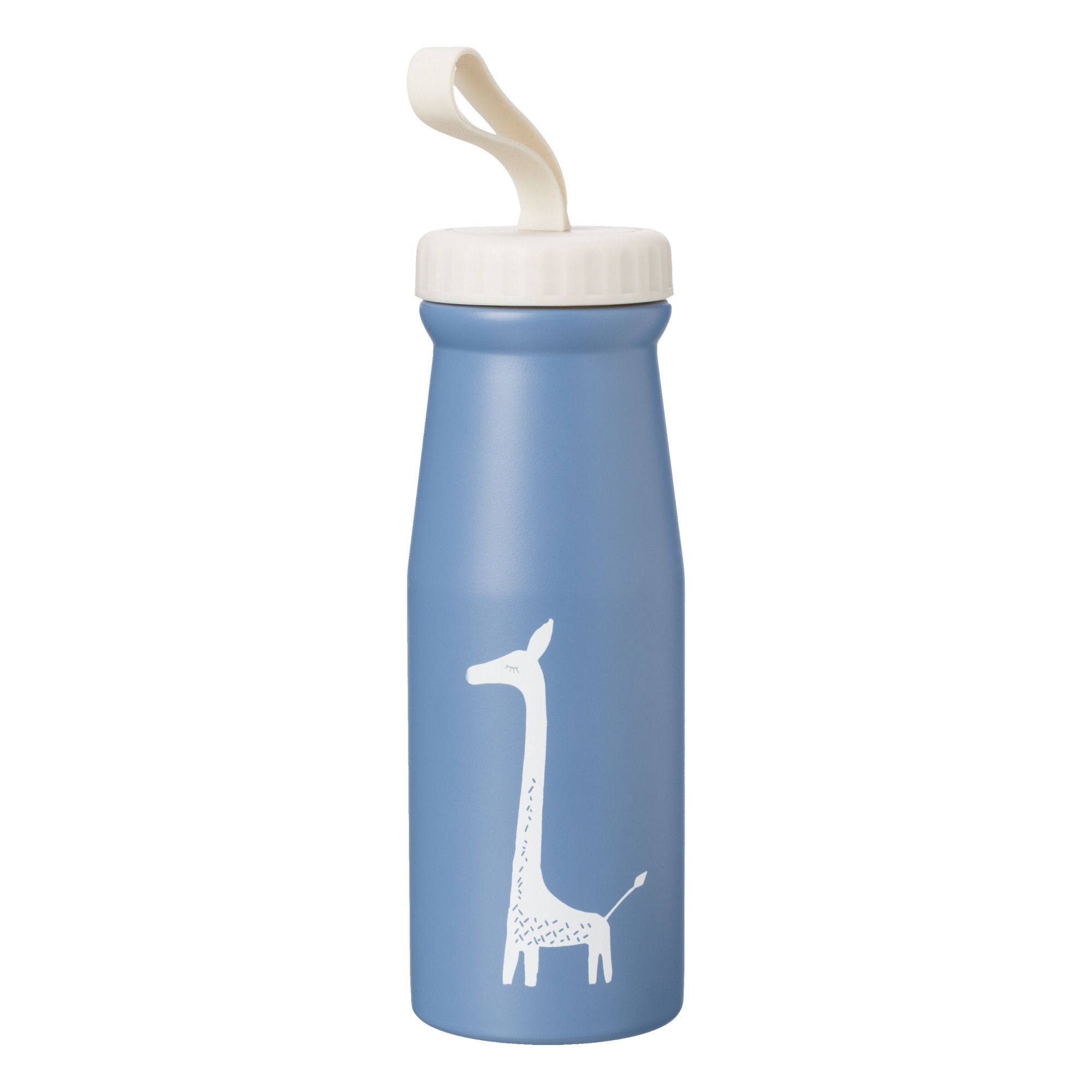 Fresk - Bouteille thermos 380 ml Girafe - Bleu indigo