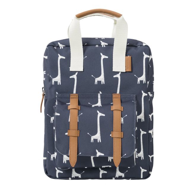 Giraffe Backpack | Indigo blue