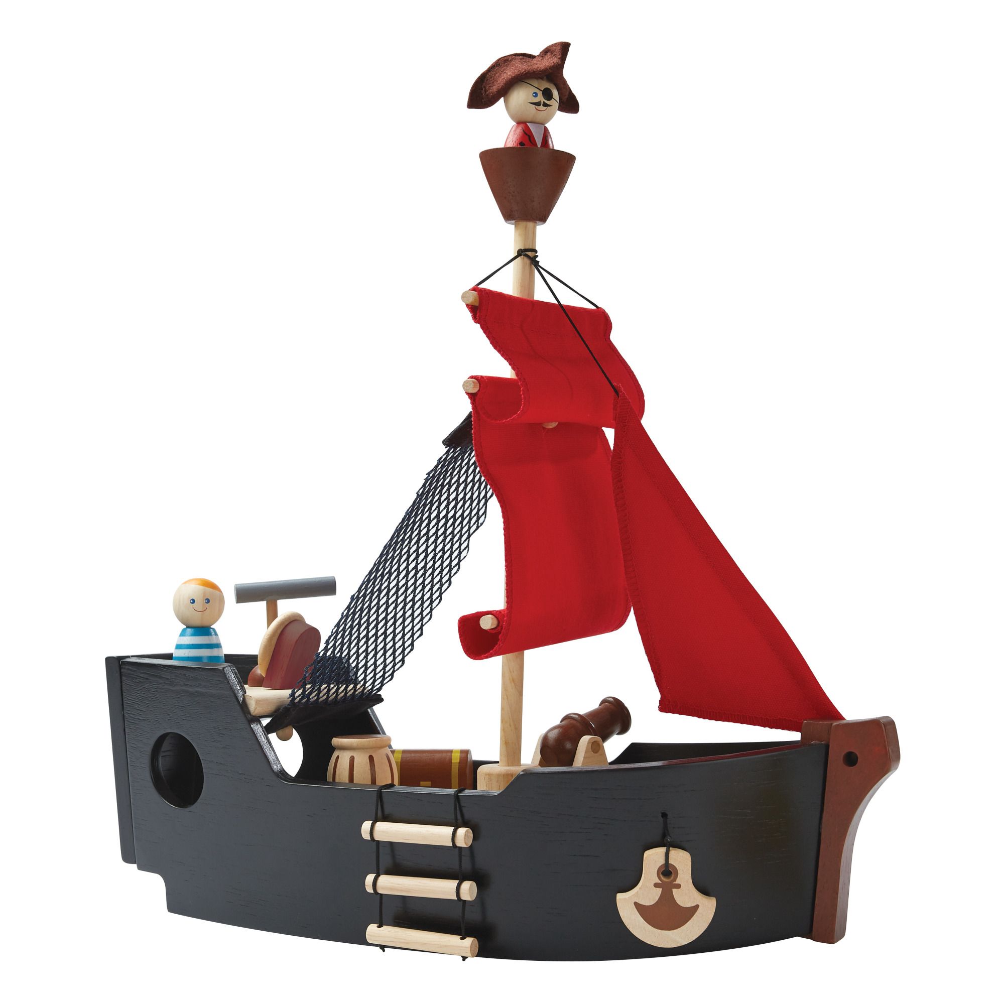 Plan Toys - Mon premier grand bateau pirate - Noir