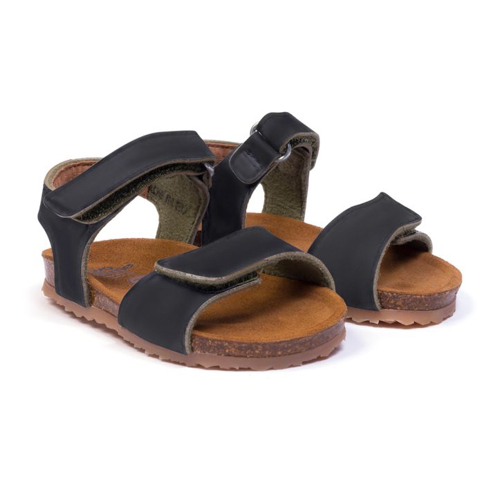 Two Con Me - Velcro Sandals | Black- Product image n°0
