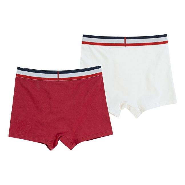 Set of 2 Boxer Shorts Red