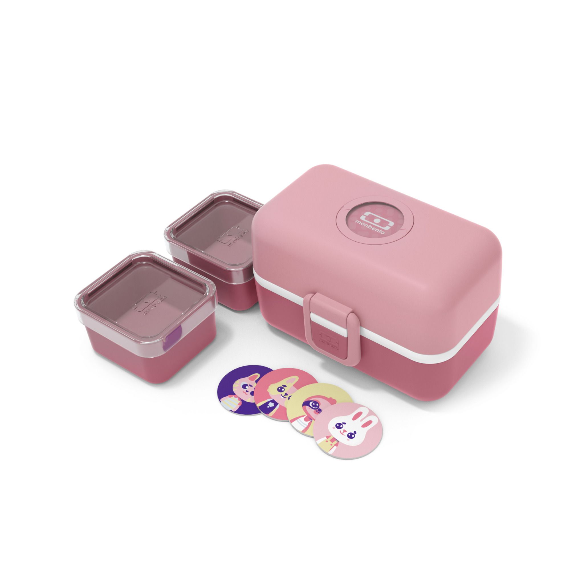 Bento Tresor 3 Compartments Dusty Pink- Product image n°1