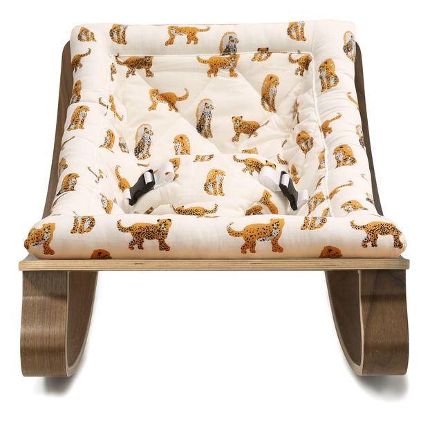 levo walnut baby bouncer