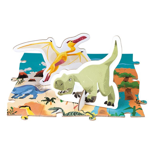 Lernpuzzle Dinosaurier - 200 Teile