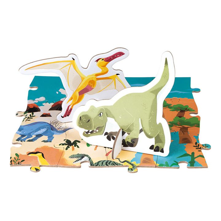 Lernpuzzle Dinosaurier - 200 Teile- Produktbild Nr. 5