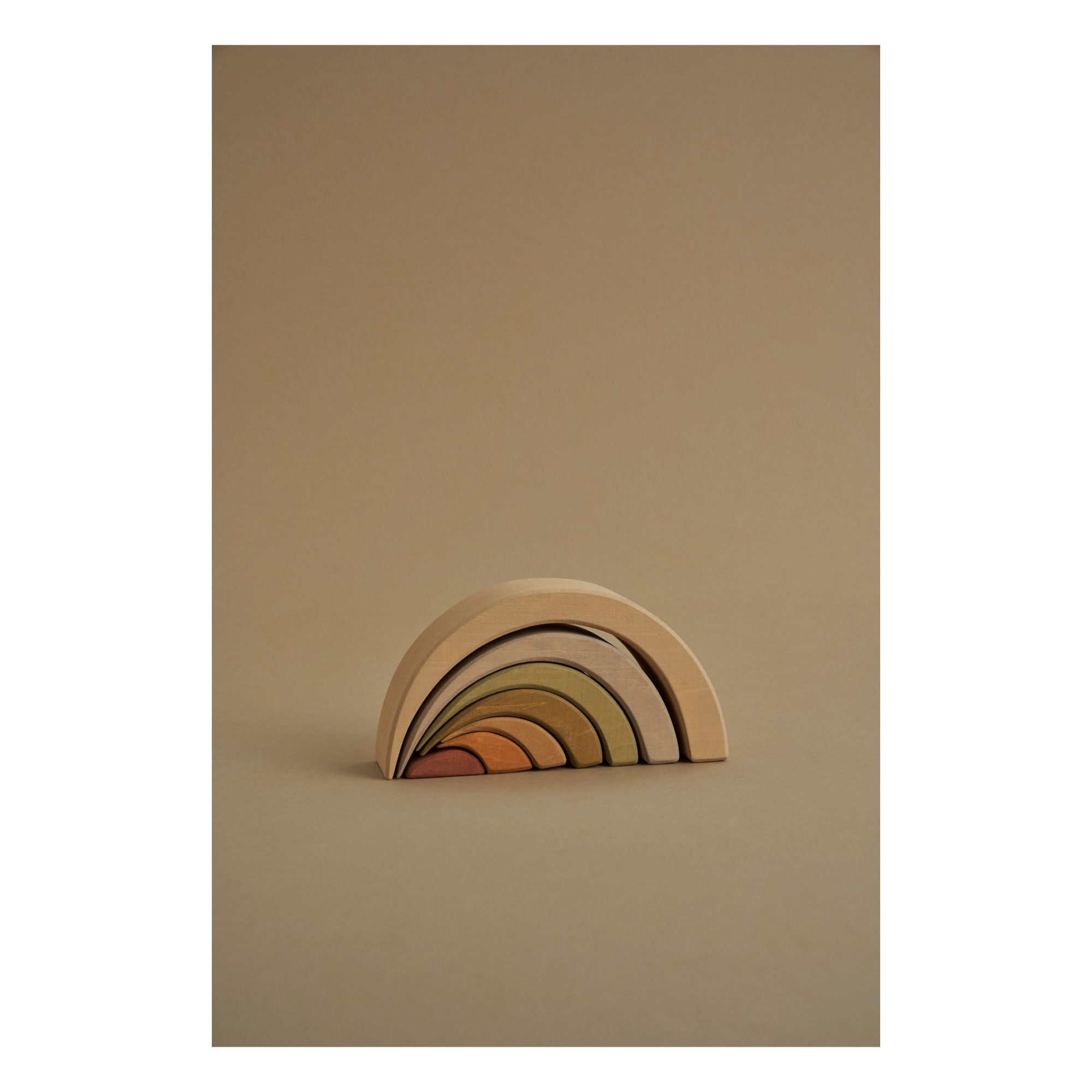 Asymmetrical Wooden Rainbow Blocks- Product image n°1
