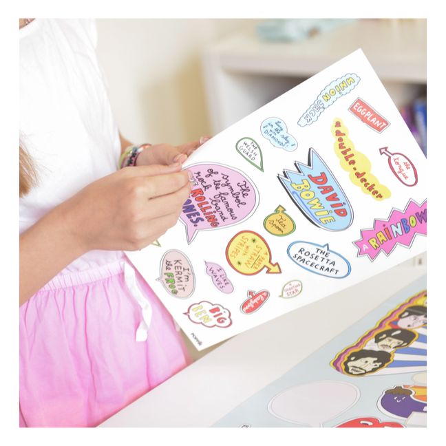 Poster Stickers 100% Englisch
