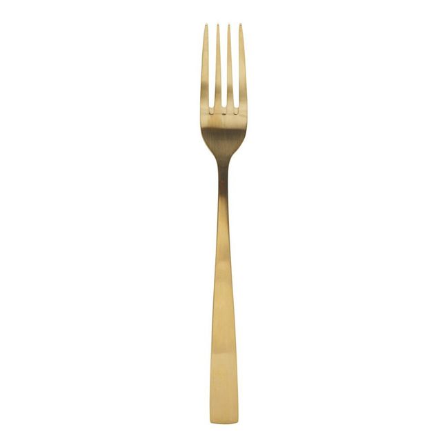 Stainless Steel Fork | Gold