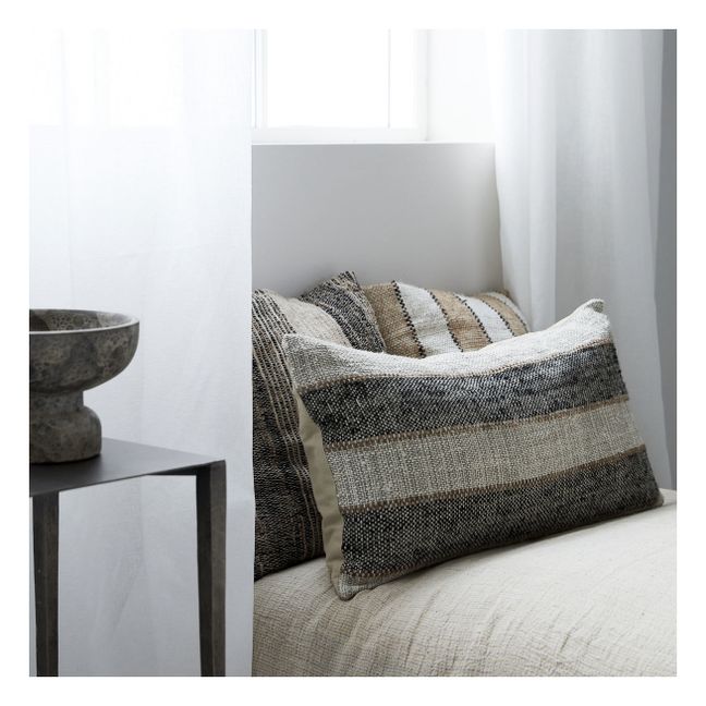 Linn Striped Cushion Cover | Grey