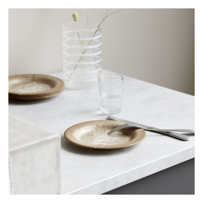 Server Resin Plates - Set of 4 | Gold