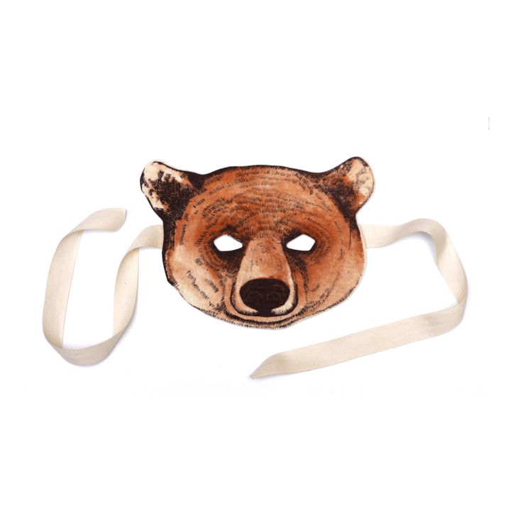 Bear Felt Mask Brown- Product image n°0