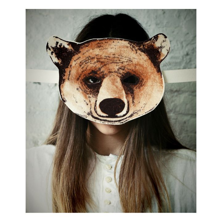 Bear Felt Mask Brown- Product image n°1