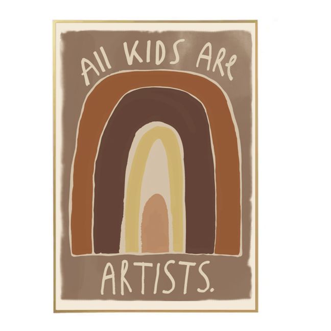 Kids Are Artists Large Poster